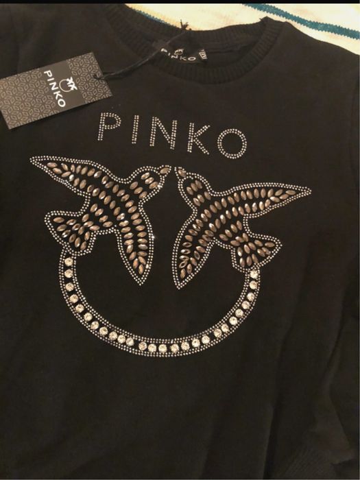 Sweterek Pinko czarny w rozm M dżety
