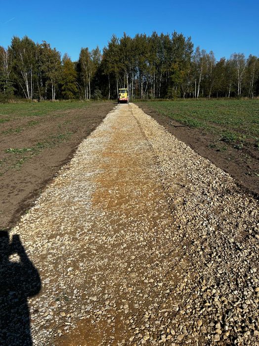Budowa utwardzenie dróg dojazdowych utwardzenie placów parkingów