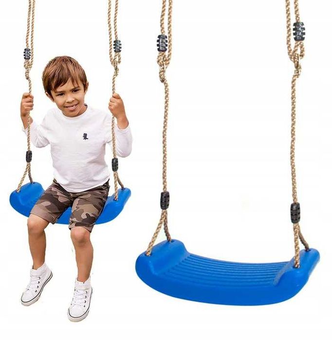 Huśtawka Ogrodowa Dla Dzieci Mocna Zawieszana Domowa Regulowana