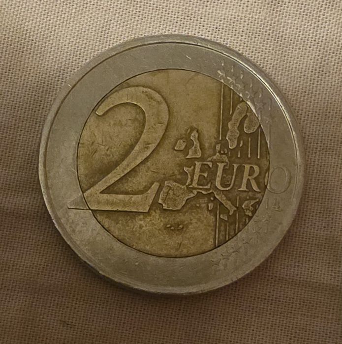 Moeda 2 Euros para coleção