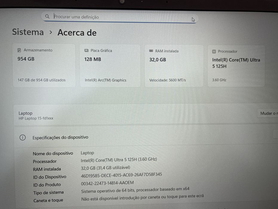Vendo ou Troco  – Como Novo 32gb ram i5 ultra