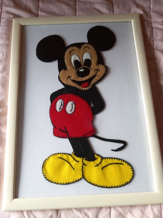 Moldura Mickey feito á mão