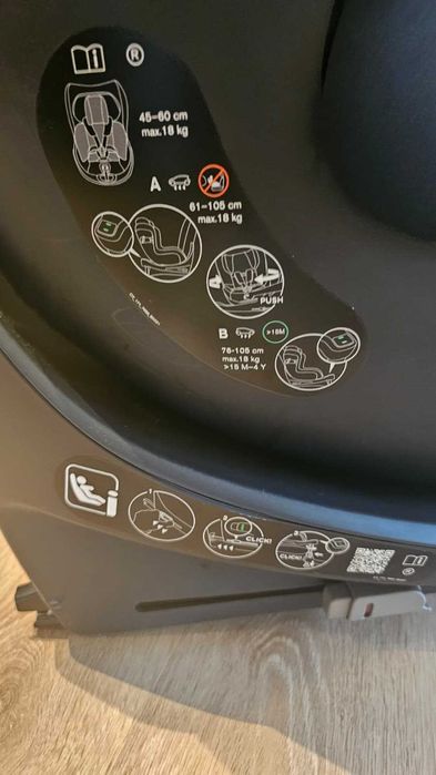 Fotelik cybex sirona sx2 isofix obracany 45cm-105cm 18kg czarny