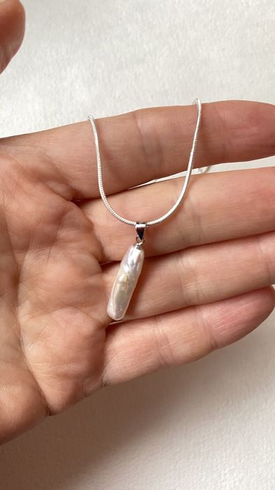 Натуральна перлина срібло