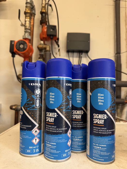 Spray niebieskie