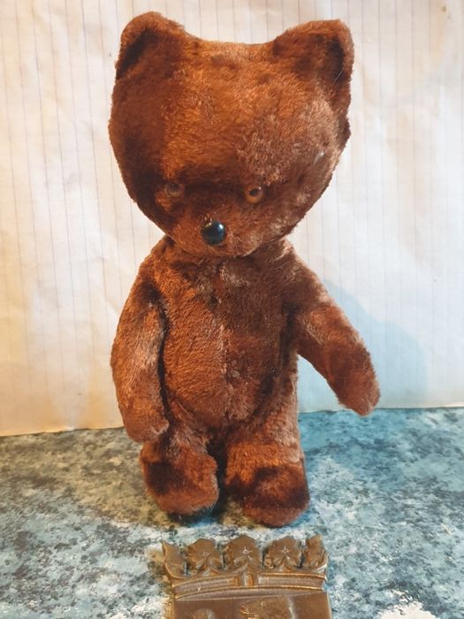 Pluszowy miś, misza suvenir Berlin PRL/GDR/DDR/Germany, 1970s