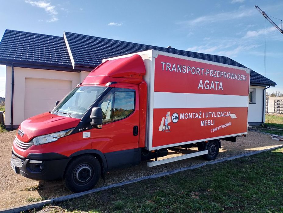 Transport- Przeprowadzki Agata~Utylizacja mebli~24h 7dni/24h