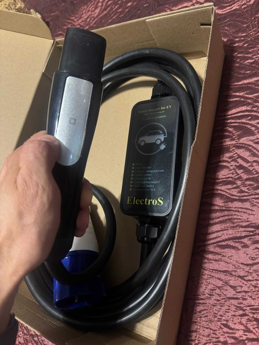 Нава зарядка на Tesla model 3, Y, S, X потужна 7 кВт Wi/Fi Гарантія 3р