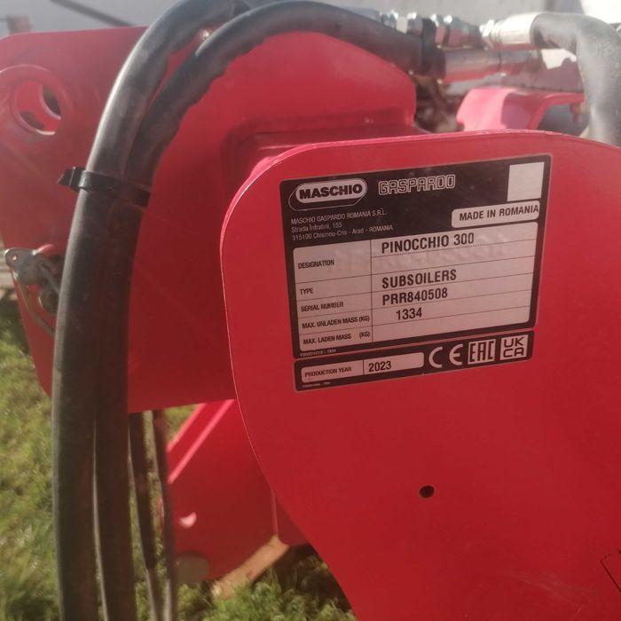 Subsolador Machio 3M