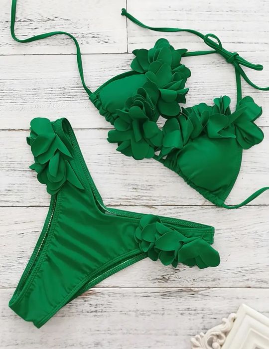 Зелений купальник