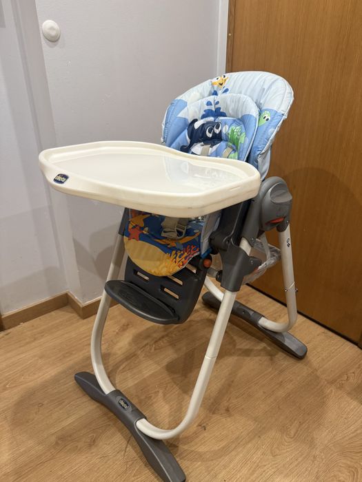 Cadeira de Refeição Evolutiva Chicco Polly Magic 3-em-1 (Padrão Mar)