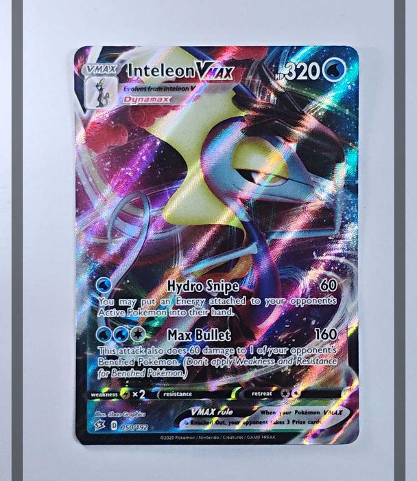 Inteleon Vmax 050/192 RCL Pokemon ENG-NM