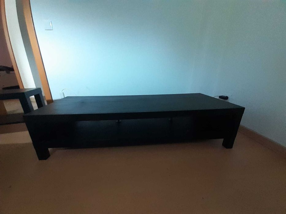 Black TV Console