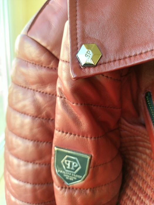 НОВА шкіряна куртка PHILIPP PLEIN розміру S,M