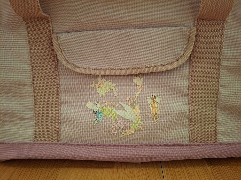 Mala de viagem ou desporto rosa da Sininho