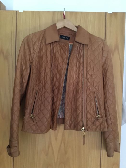 Blusão cabedal Cortefiel