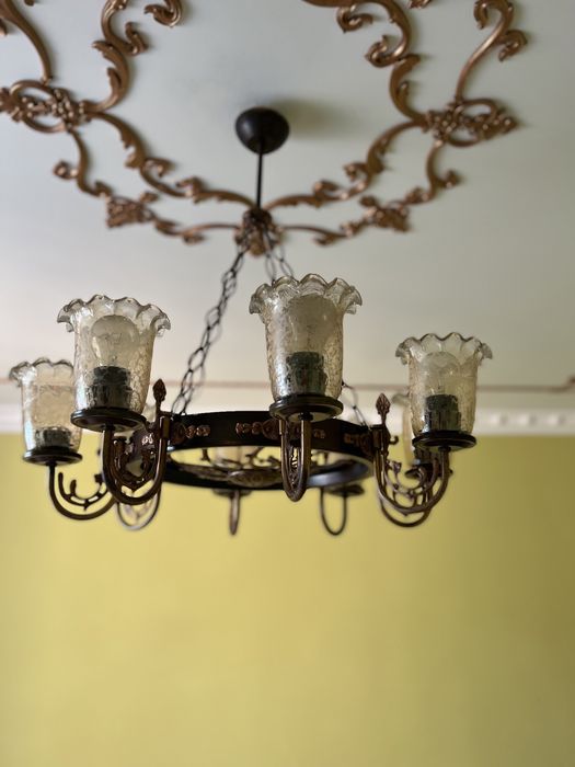 Вінтажна люстра-світильник