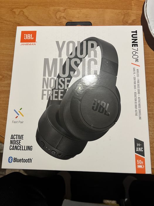 Słuchawki nauszne JBL Tune 760NC ANC Czarny