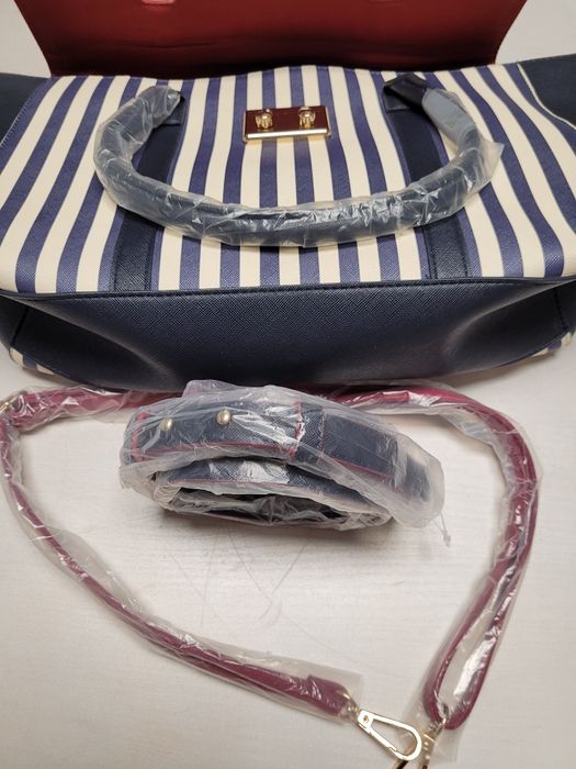 Torba w paski marynarska nowa