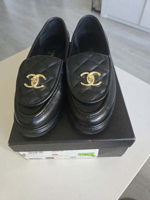 Mokasyny chanel skora 38