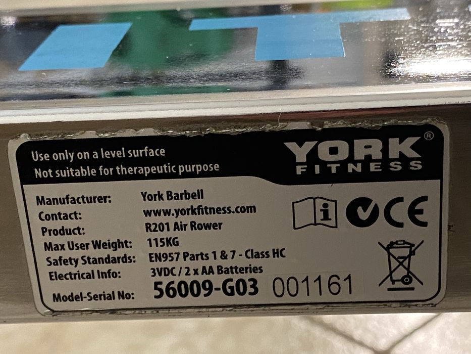 Ergometr wioslarz York r201