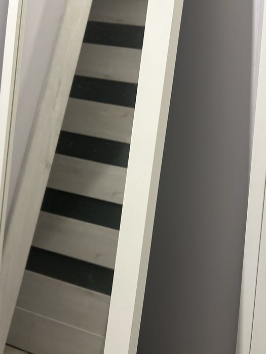 Lustro białe 36 x 126