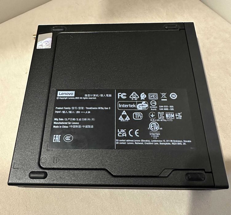 Lenovo Thinkcentre M70Q Gen3