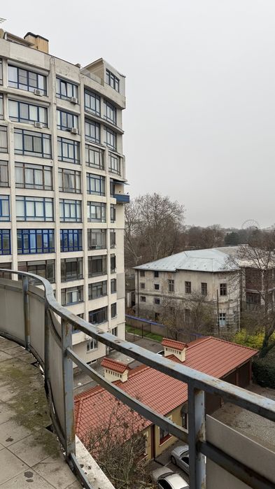 Трехкомнатная квартира Мукачевский пер., Терраса и вид на море