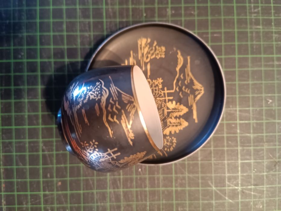 Conjunto de porcelana casca de ovo  japonesa 1950
