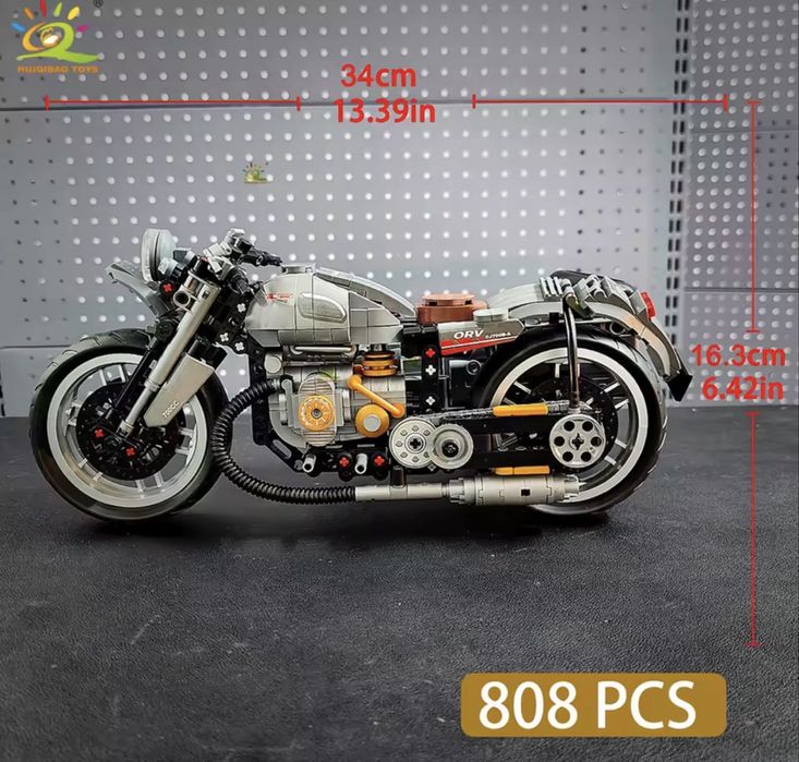 Klocki do składania motor nowe 808 czesci HUIQIBAO okazja