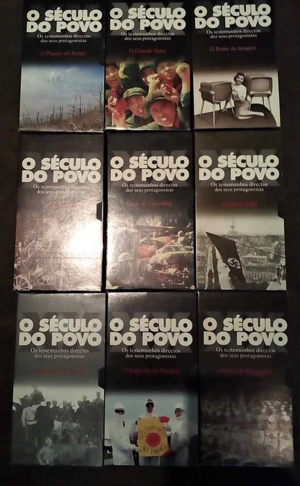 Cassetes VHS da Coleção "O Século do Povo"