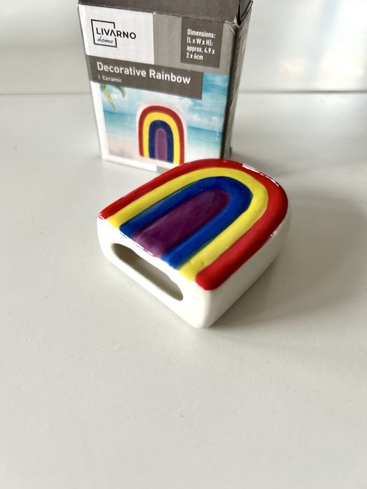 NOWA Ozdoba ceramiczna tęcza 6 cm
