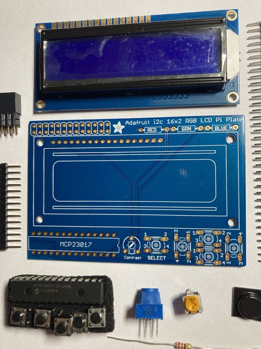 Wyświetlacz Adafruit 16x2 LCD Pi Plate do Raspberry PI