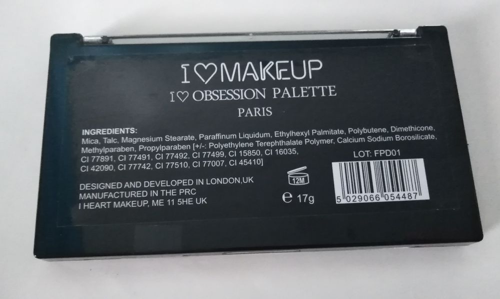 DIA DA MÃE - Palete 10 sombras 'I Love Obsession' NOVA
