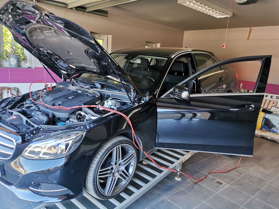 Chiptuning Taycan Etron Hamownia 4WD DPF EGR ADBLUE SCR Lambda NOX