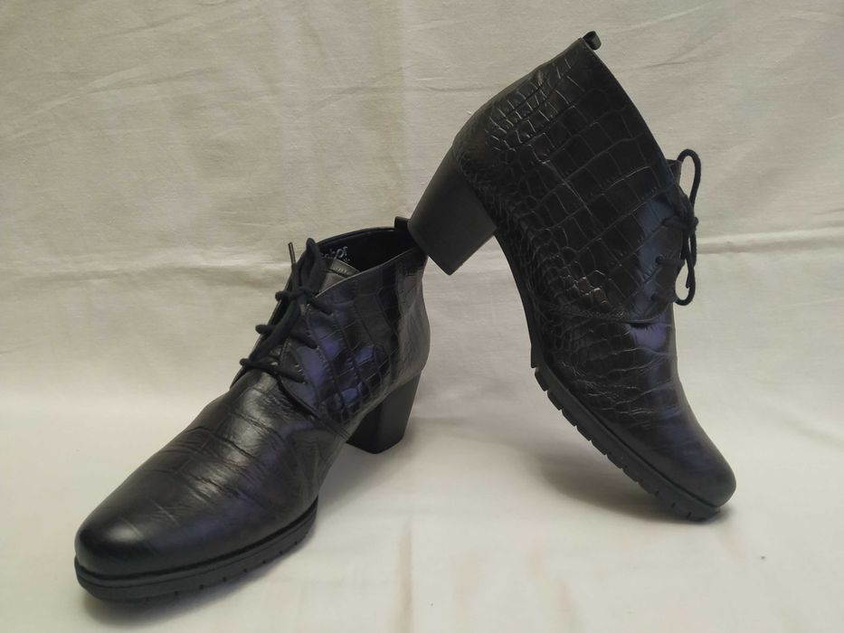 Ботинки/Ботильоны женские кожаные "Gabor" Размер 38,5 Идеальные!!!