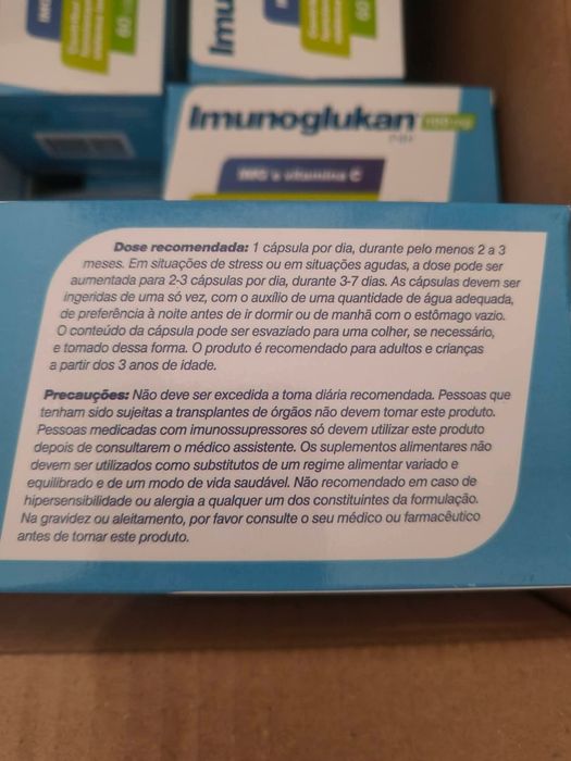 Imunoglukan P4H – suplemento alimentar – novo e selado com validade longa 2028