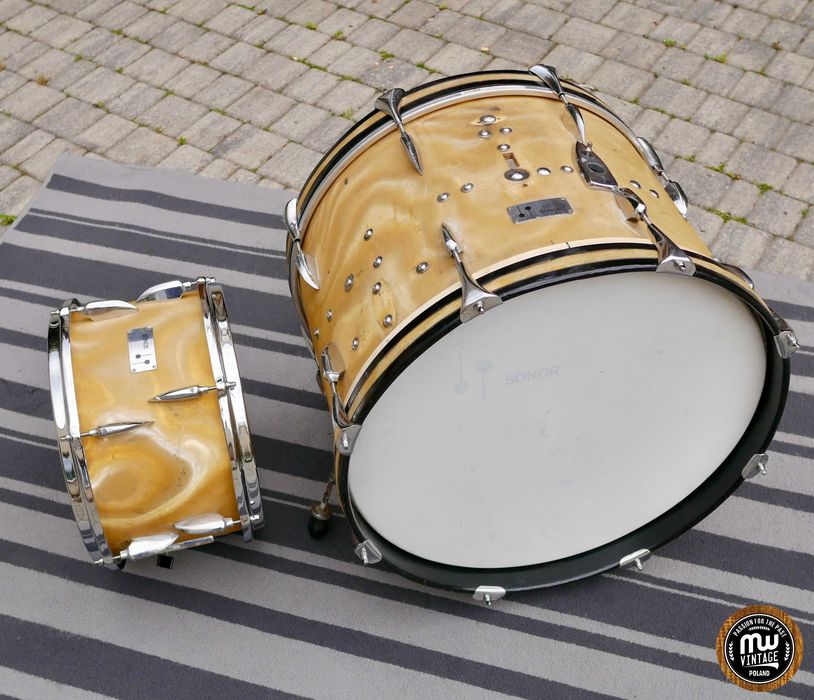 ‼️ Perkusja Sonor Teardrop 20", 13" Gold Satin Flame ‼️