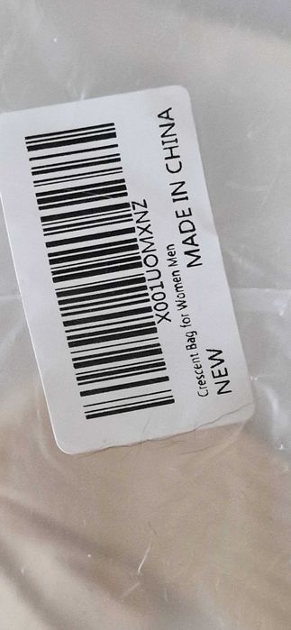 Lekka wodoodporna torba na ramię, nerka, nowa