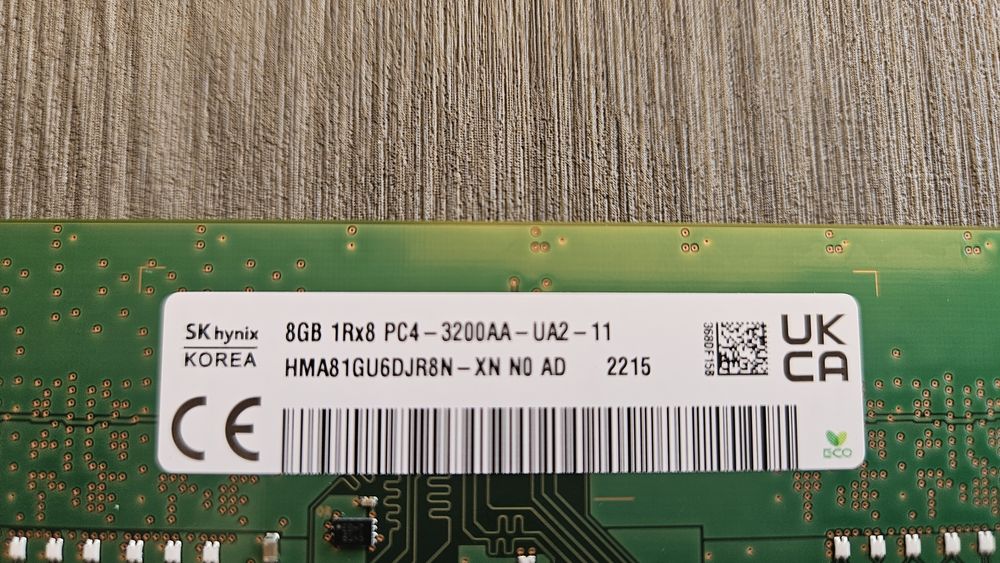 Ram Udimm DDR4 3200 8Gb