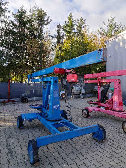 Dźwig Steinweg Bocker MK-300/5 Minikran żuraw wciągarka silki bloczków