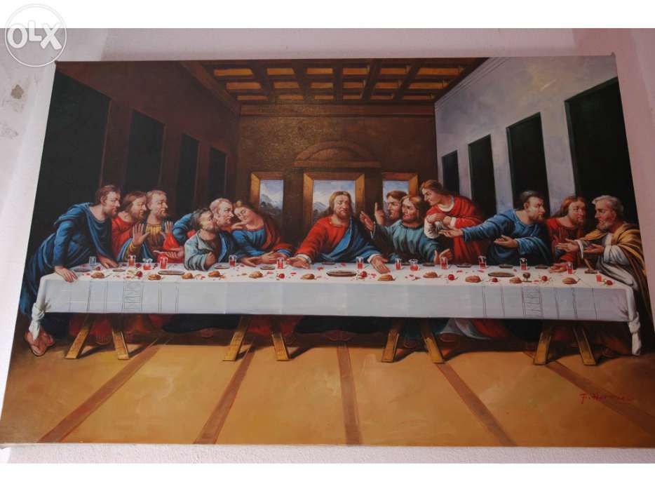 Pintura oleo sobre tela seia senhor