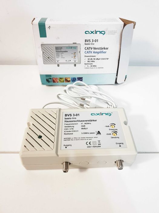 Wzmacniacz telewizji kablowej Axing BVS 3-01