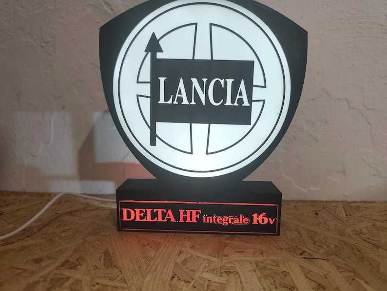Lightbox Luminaria decorativa Lancia Delta HF integrale 16V