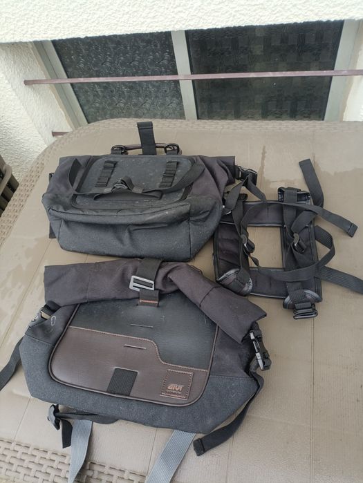 Bolsas givi crm 106 estilo retro/café racer 13 lt