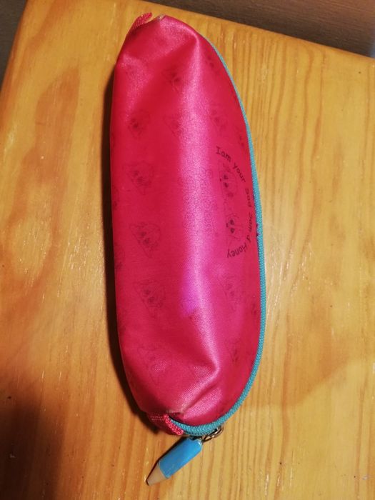 Estojo SadSam and Honey cor de rosa e azul