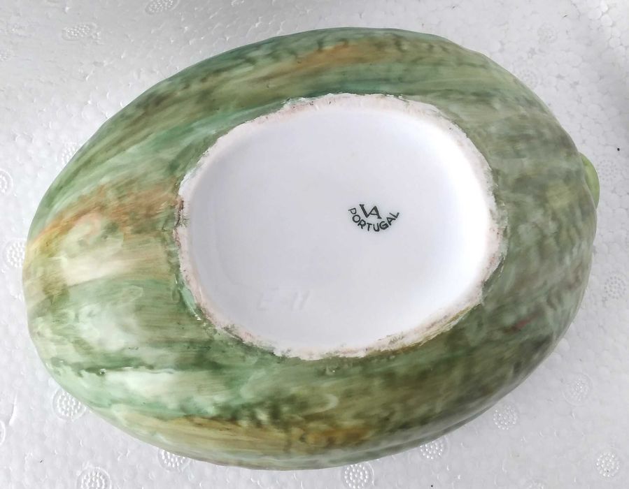 Caixa Naturalista Melão Vista Alegre Pintada Mão