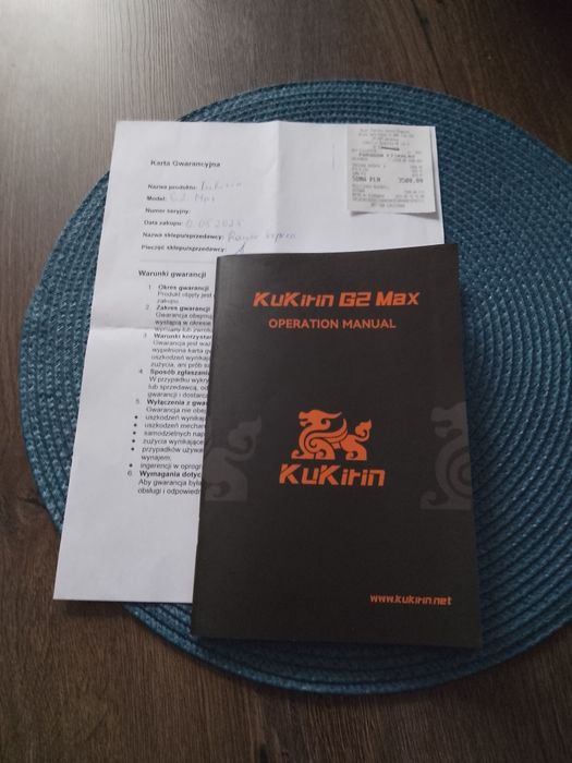 Sprzedam kukirin g2 max