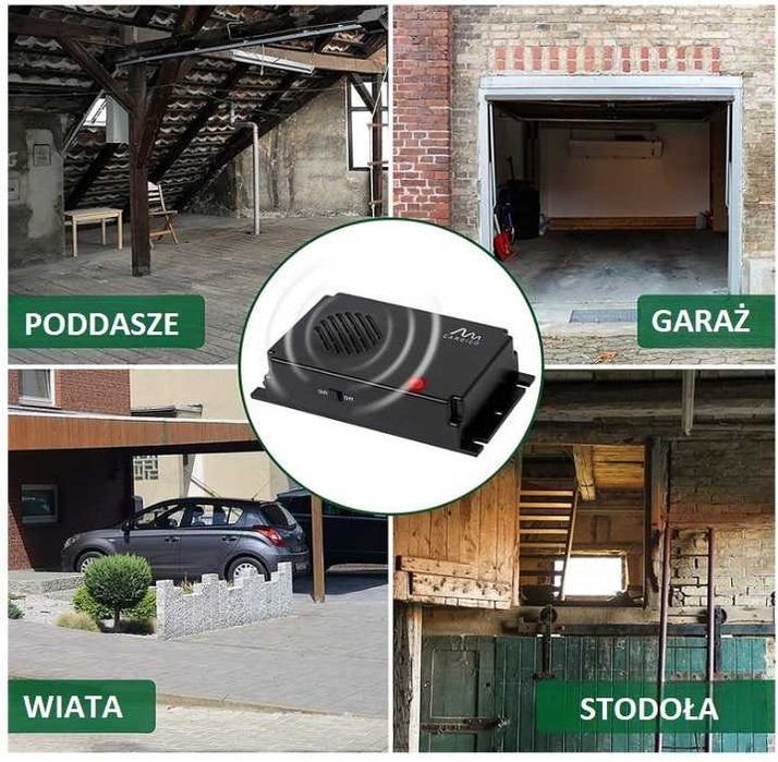 Odstraszacz na kuny gryzonie 2szt gwarancja OKAZJA