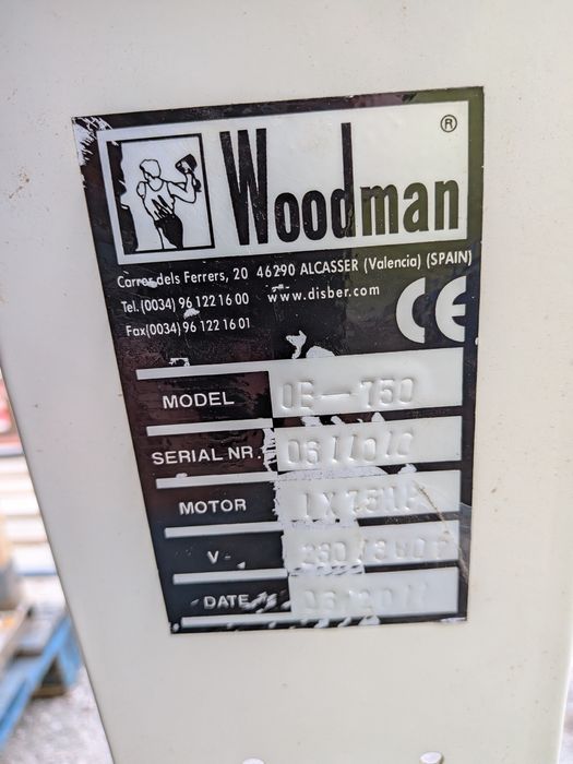 Aspiração industrial Woodman